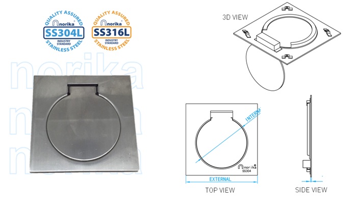 不锈钢表面拉丝无孔地漏